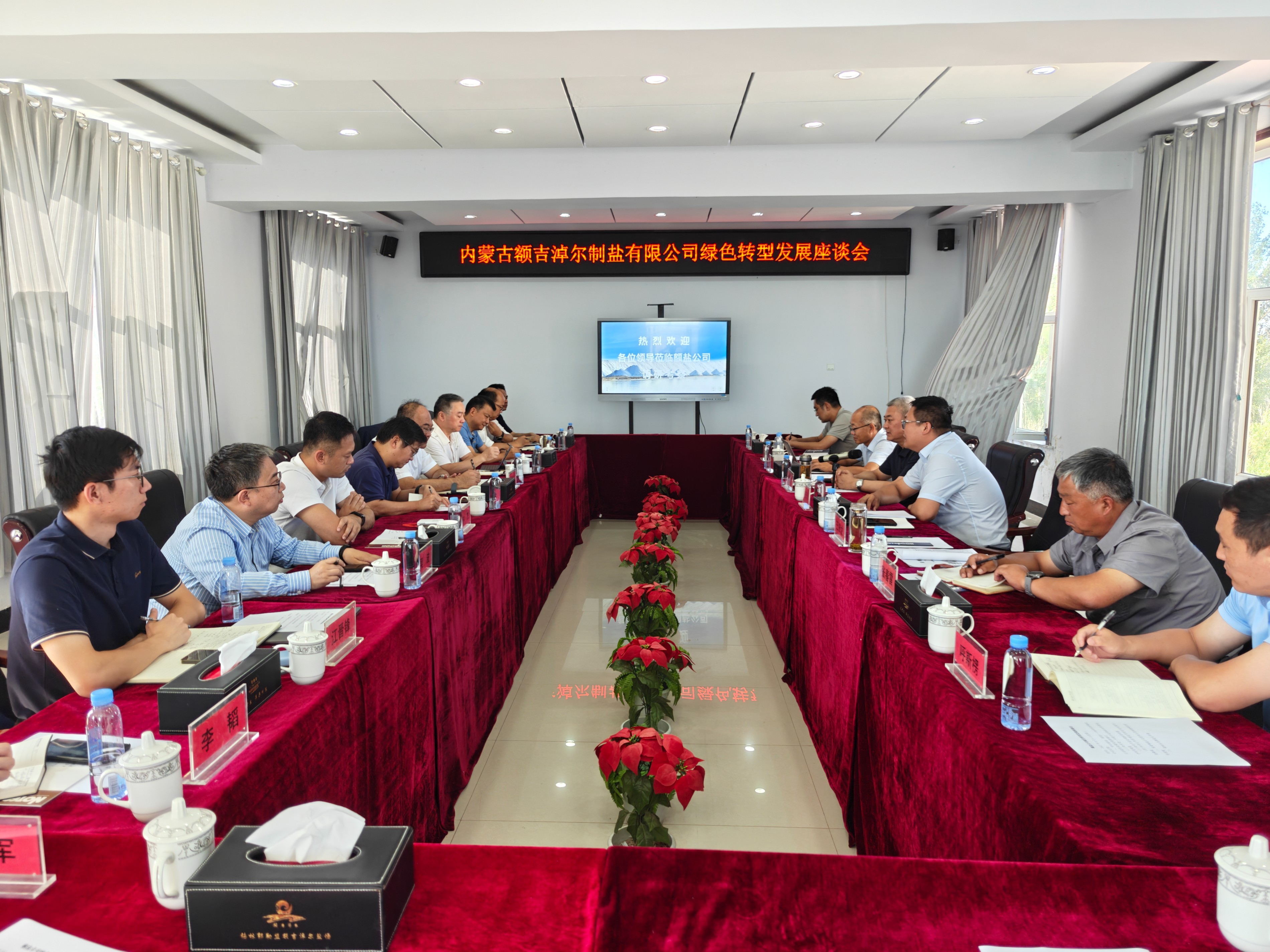 蒙鹽集團召開綠色轉型發展座談會